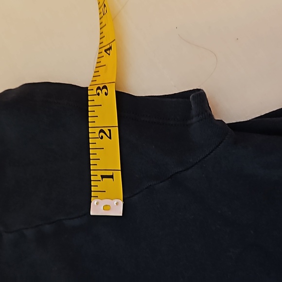 Brandy Melville Navy Blue T Shirt Top Tight One Size - Picture 6 of 9